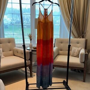 Colorful Gradient Maxi Dress